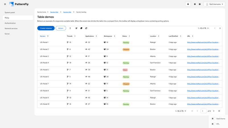 Sortable - responsive screenshot