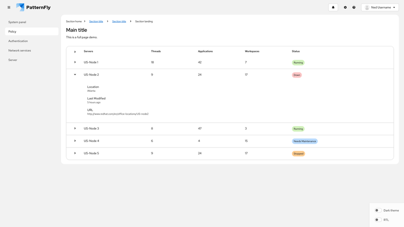 Expand/collapse all screenshot